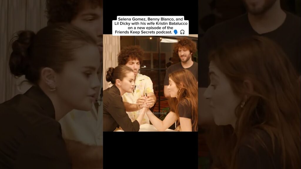 Selena Gomez arm wrestling with Kristin Batalucco ๐ญ #selenagomez #frienskeepsecrets #podcast #fyp Selena Gomez arm wrestling with Kristin Batalucco ๐ญ #selenagomez #frienskeepsecrets #podcast #fyp