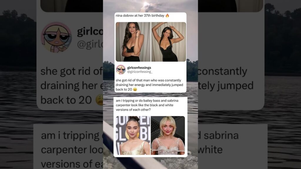 Nina Dobrev on her birthday SLAYEDD😱👀#ninadobrev #sabrinacarpenter #hollywood #popculture