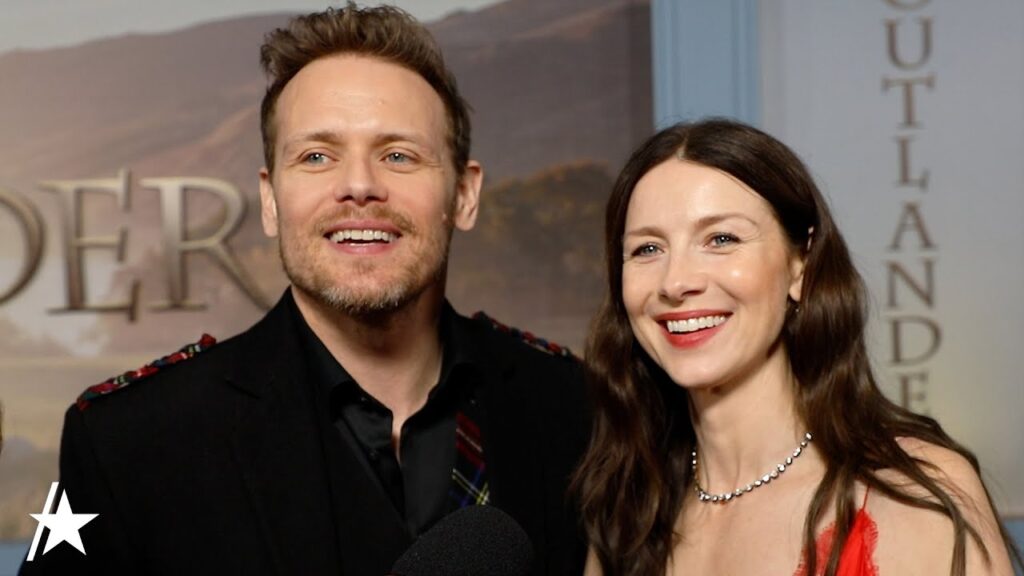 Sam Heughan & Caitríona Balfe GUSH Over Jamie & Claire’s ‘Outlander’ Love Story
