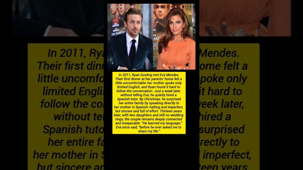 Ryan Gosling & Eva Mendes: When Love Speaks Before Words #shortsfeed #love #usa #fyp Ryan Gosling & Eva Mendes: When Love Speaks Before Words #shortsfeed #love #usa #fyp