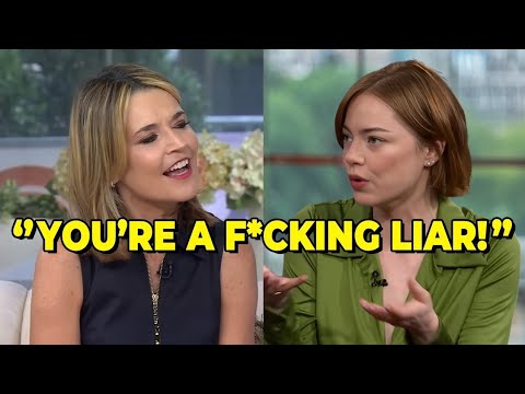 Emma Stone Kicked Off Today Show After Heated Confrontation With Savannah Guthrie Emma Stone Kicked Off Today Show After Heated Confrontation With Savannah Guthrie