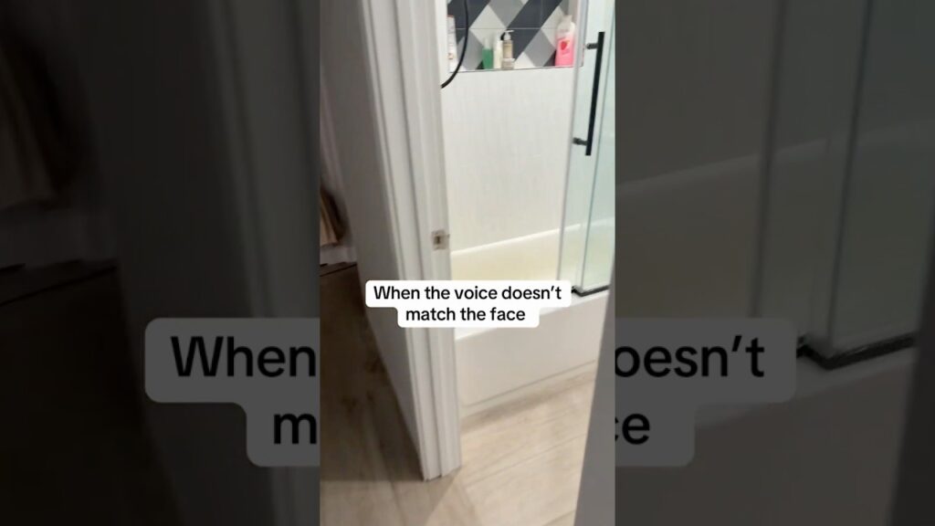 When the face doesn't match the voice 🤣