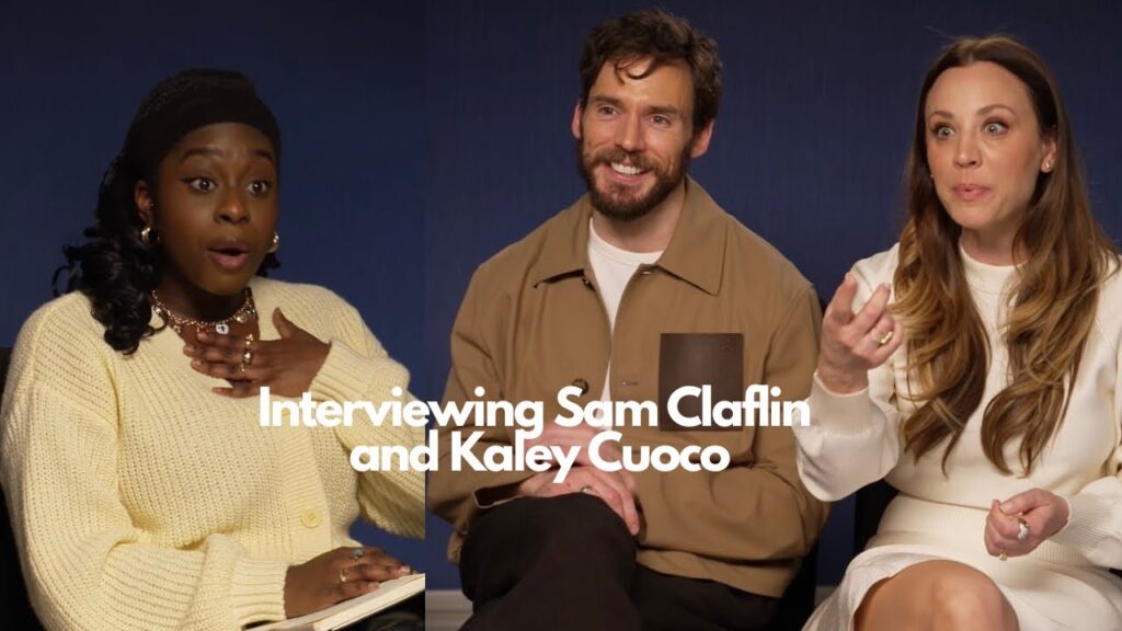 Sam Claflin and Kaley Cuoco on Paw Patrol, Worst Auditions, and Their New Series Vanished Sam Claflin and Kaley Cuoco on Paw Patrol, Worst Auditions, and Their New Series Vanished