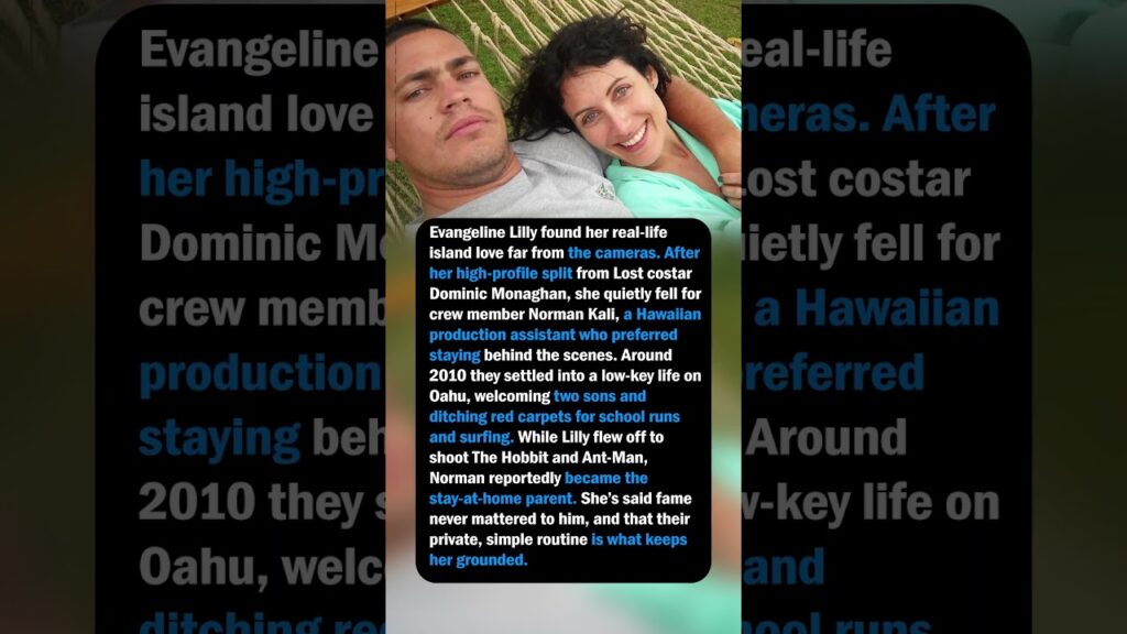Evangeline Lilly’s Secret Island Love With Norman Kali