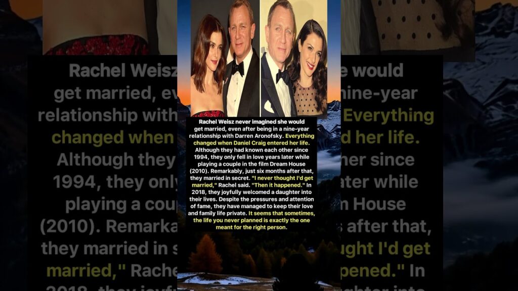 Rachel Weisz & Daniel Craig's Secret Love Story