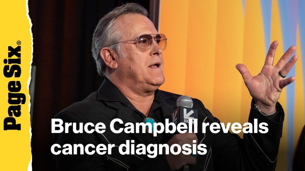 'Evil Dead' star Bruce Campbell reveals cancer diagnosis