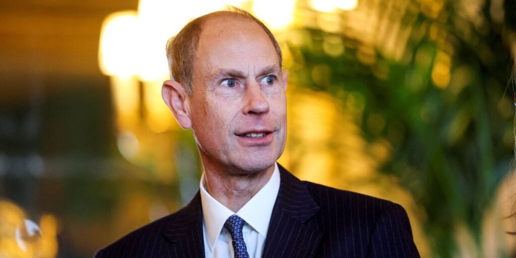 Prince Edward unveils new headquarters during engagement celebrating family business