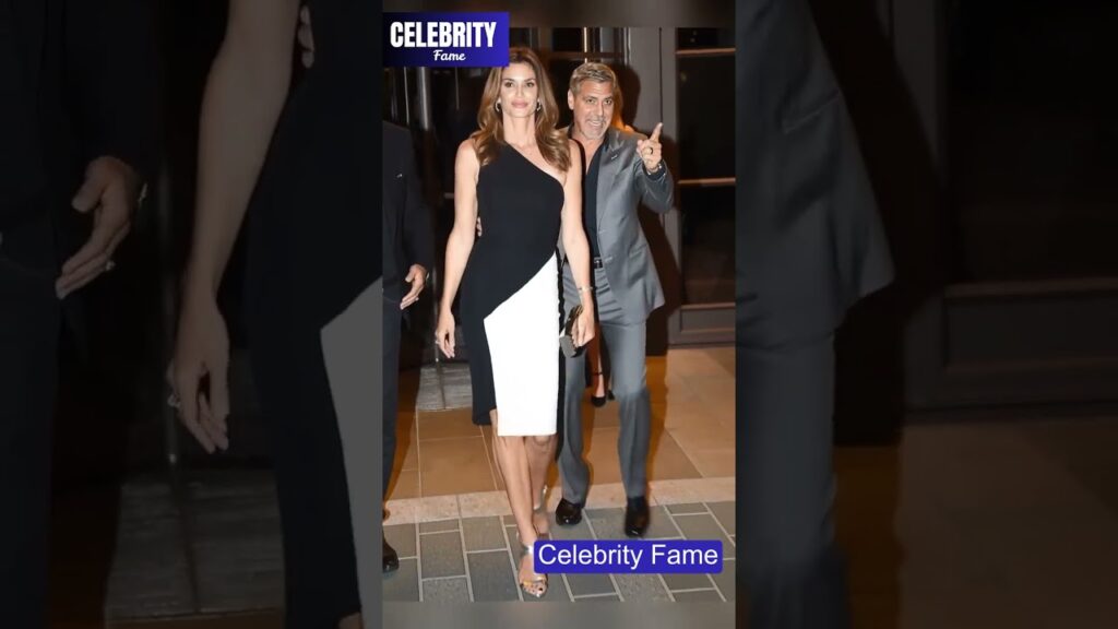 George Clooney and Cindy Crawford attending an event together #shorts #hollywood