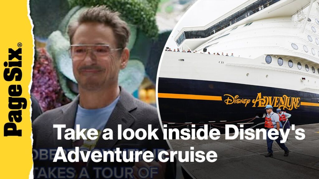Take a look inside Disney's Adventure with cruise ship godparent Robert Downey Jr.