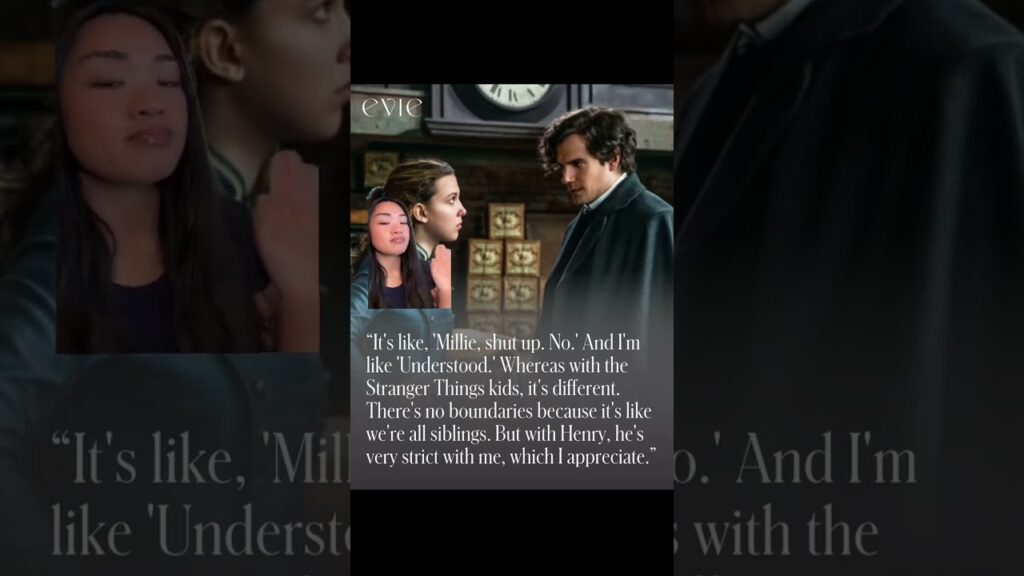 Millie Bobby Brown says Henry Cavill set boundaries with her on the set of "Enola Holmes"
