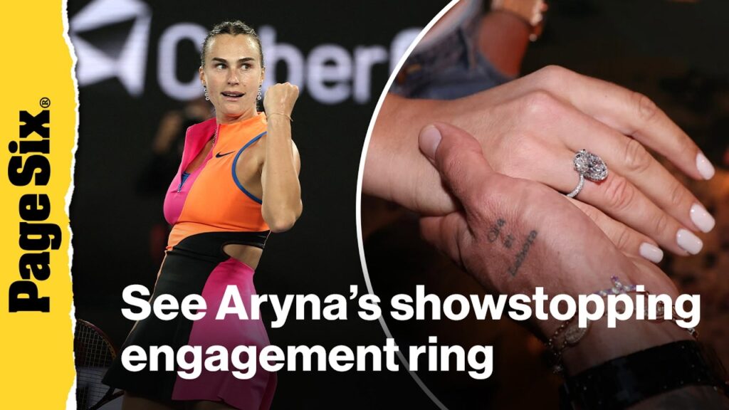 See Aryna Sabalenka's showstopping engagement ring