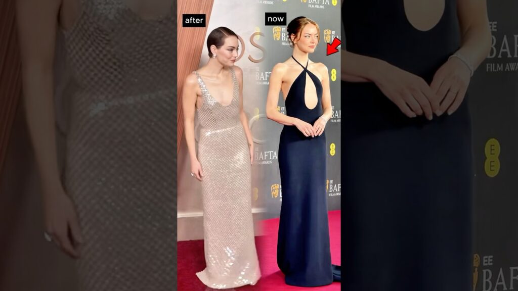 Have you noticed Emma Stone looks like a completely different? #EmmaStone #BAFTAFilmAwards #film