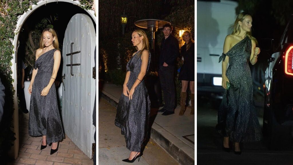“Olivia Wilde Turns Heads in Dazzling Look With Caspar Jopling at Hollywood Hills Party!”