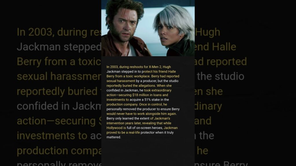 The $18 Million Shield: Hugh Jackman and Halle Berry The $18 Million Shield: Hugh Jackman and Halle Berry