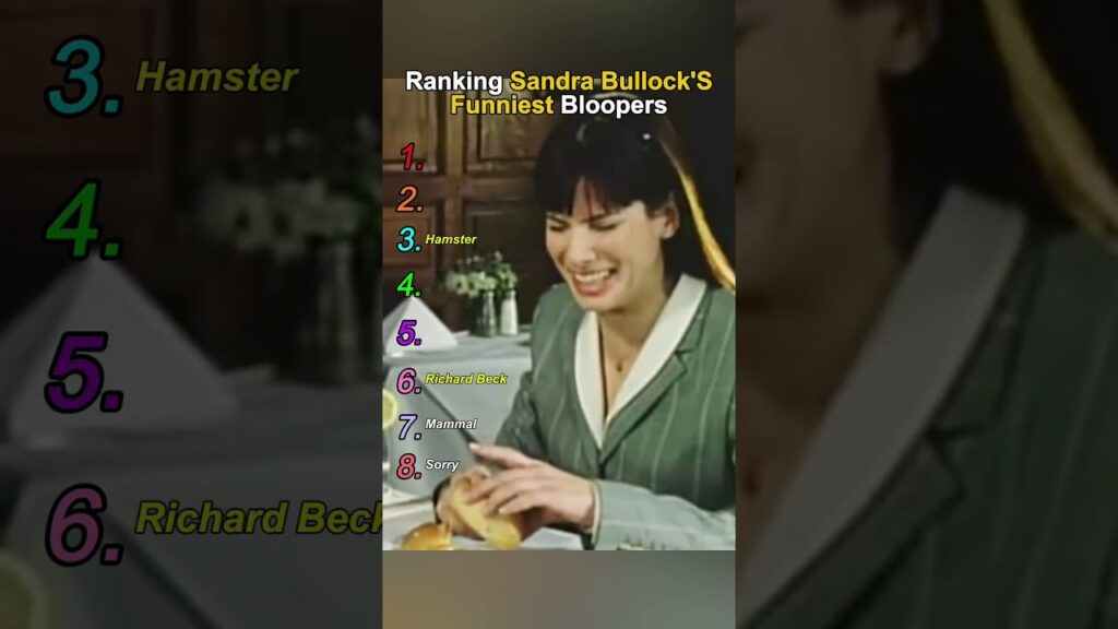Ranking Sandra Bullock's funniest bloopers