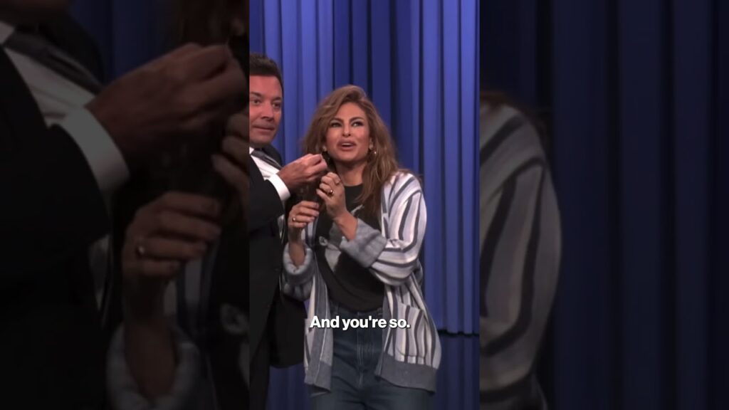 Ryan Gosling and Eva Mendes make rare joint appearance on 'The Tonight Show' #shorts