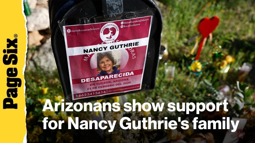 Arizonans show support for Nancy Guthrie's family one month after her disappearance