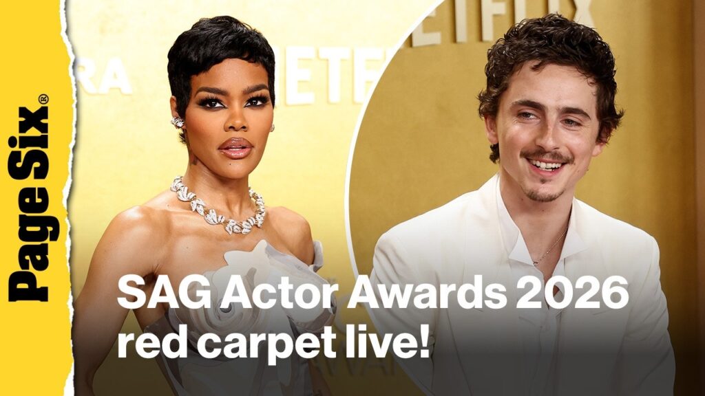 SAG Actor Awards 2026 red carpet Live: see all the celebrities