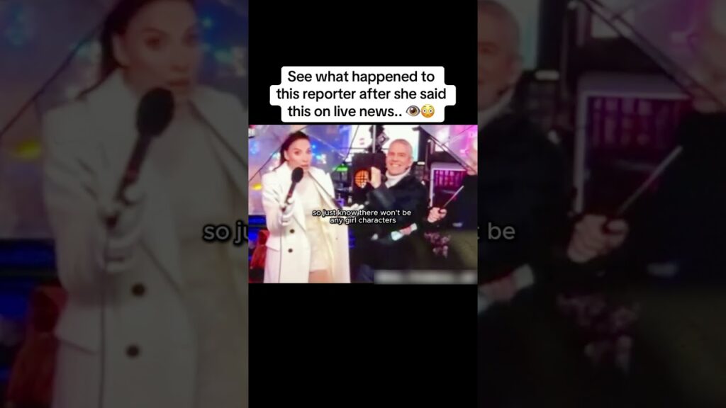 This news reporter said all of this while being live.. 👁️🤯