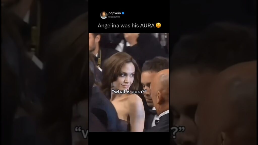 Angelina Jolie was his AURA 😩