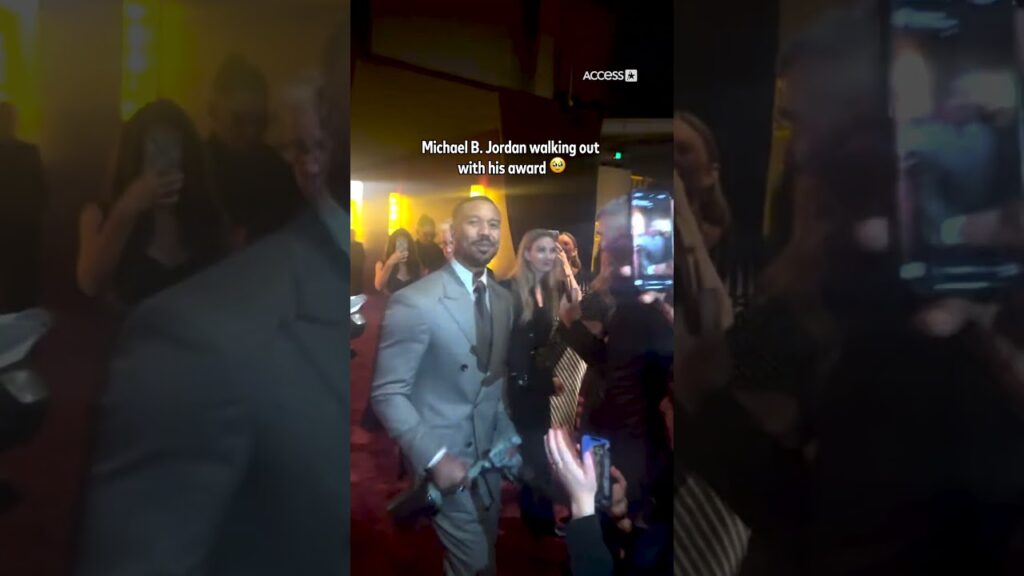Michael B. Jordan Beams As He Took Home The Best Actor Award For 'Sinners' At 2026 Actor Awards