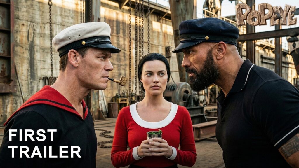 Popeye The Sailor Man - First Trailer (2026) John Cena, DwayneJohnson, Margot Robbie