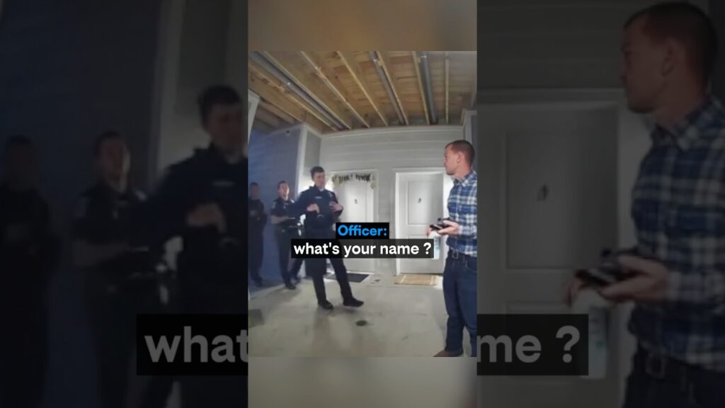 Cops Arrives At The Same Time as Door Dash