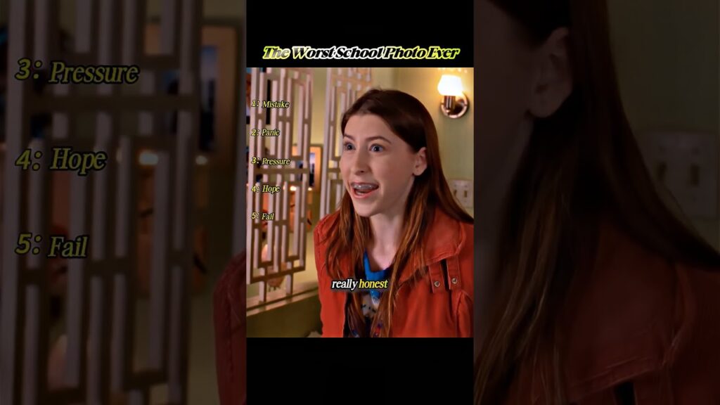 Her School Picture Somehow Got Even Worse! 🎨🖼️📷 #shorts #movie #comedy #foryou #funny
