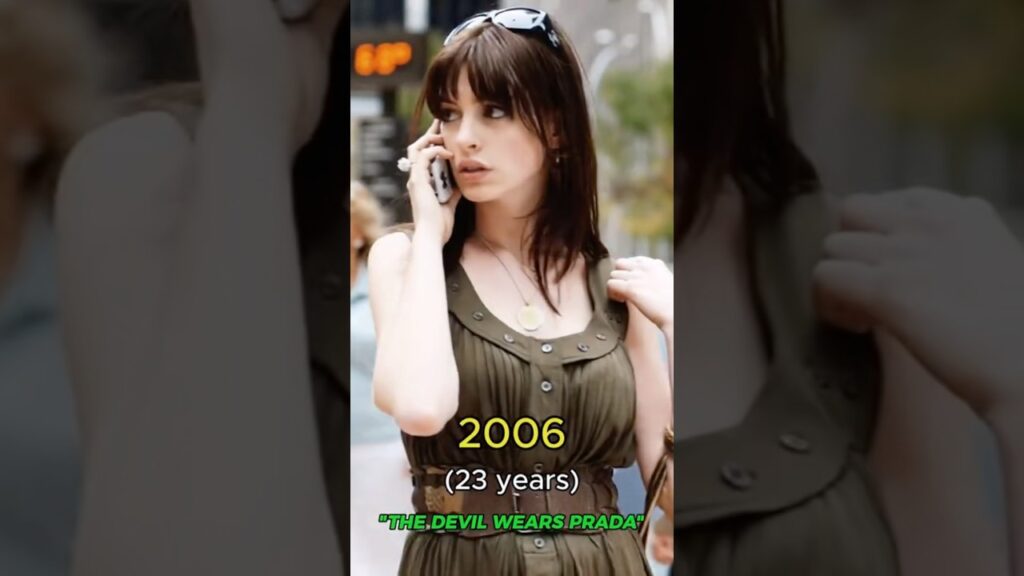 Anne Hathaway over the years