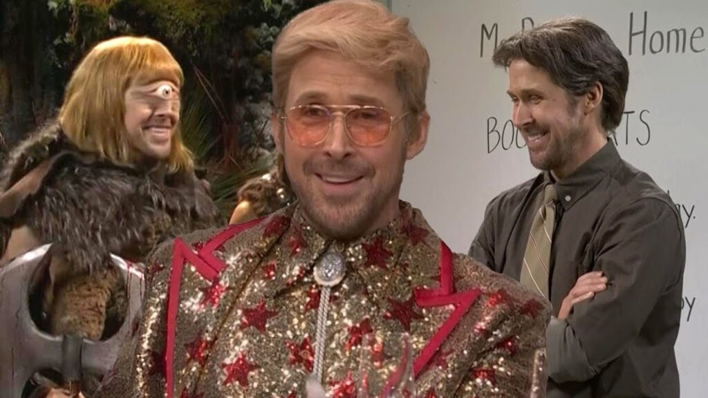 SNL: Every Time Ryan Gosling BROKE CHARACTER in Sketches