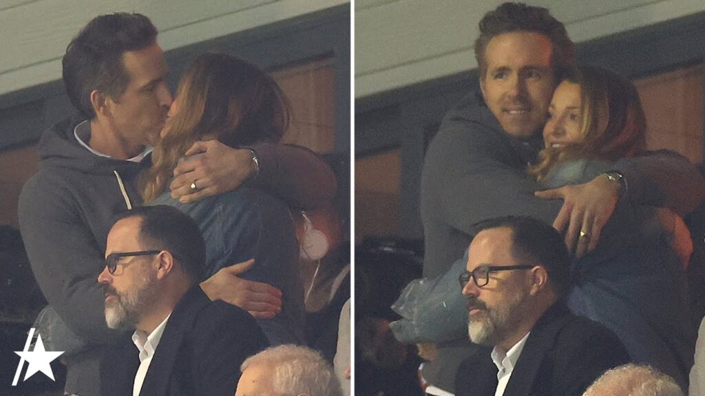 Blake Lively & Ryan Reynolds Pack On PDA During Soccer Match