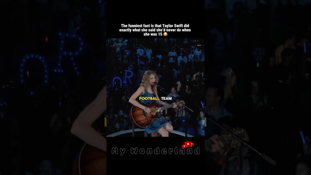 Taylor Swift Did Exactly What She Said She’d Never Do at 15 😂 #taylorswift #traviskelce