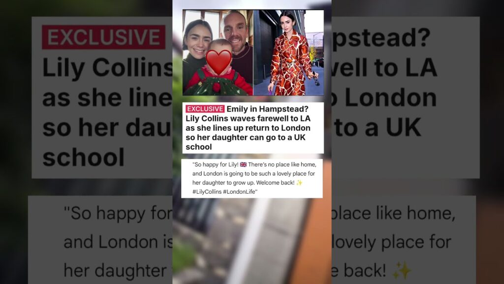 Emily in Hampstead? Lily Collins waves farewell to LA as she lines up return to … #celebrity Emily in Hampstead? Lily Collins waves farewell to LA as she lines up return to ... #celebrity