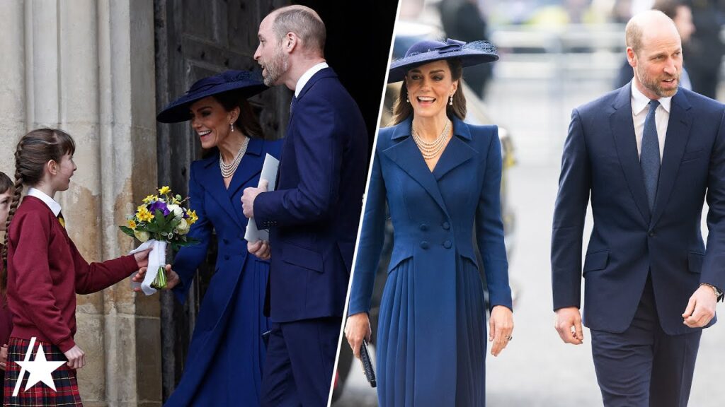 Kate Middleton & Prince William ALL SMILES In Matching Outfits On Commonwealth Day