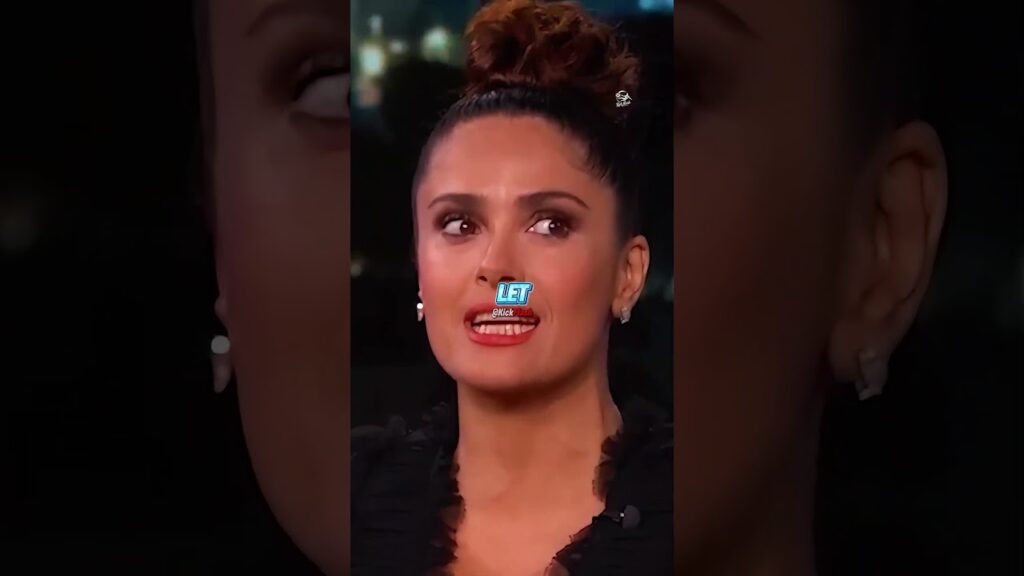 Salma Hayek On Cursing At Her Kids In Spanish! 🤬🤣 #shorts