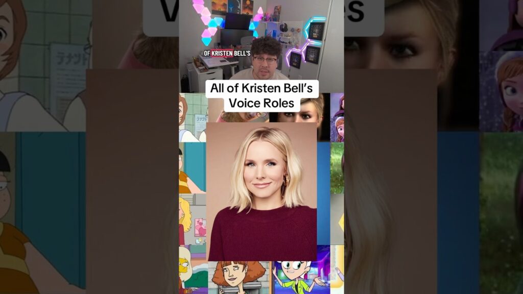 All of Kristen Bells Voice Roles! (She’s Amy Rose!)