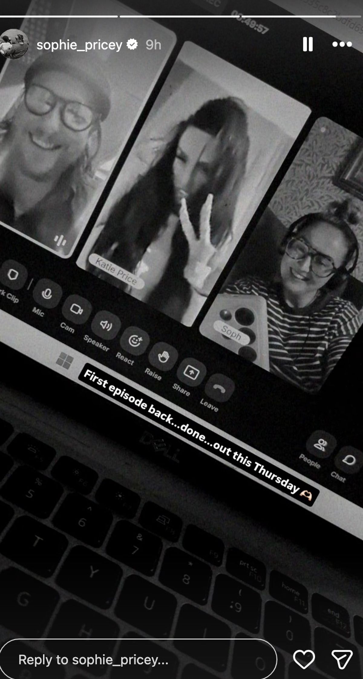 Katie will be returning to her podcast this week