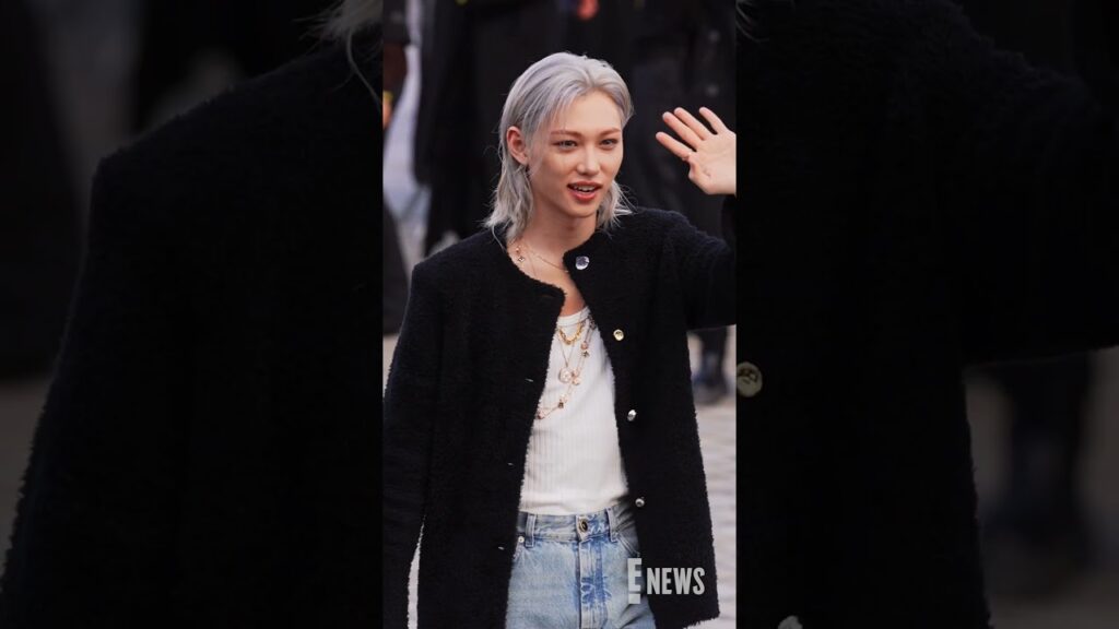 Felix is all in at the Louis Vuitton show for Paris Fashion Week. ✨