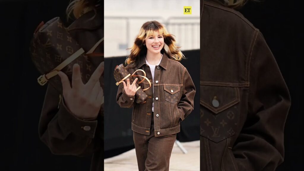 From stateside to Paris! ✈️ Alysa Liu hit up Louis Vuitton's Paris Fashion Week show in style. 🤎