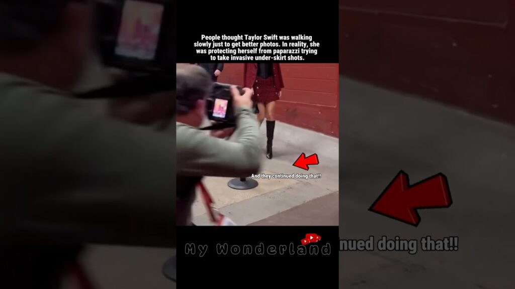 How Taylor Swift Stopped Walking Normally to Prevent Under-Skirt Photos! #taylorswift