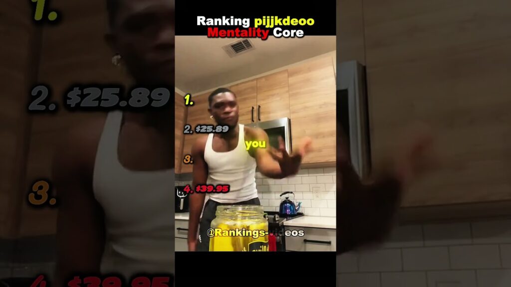 Ranking pijjkdeoo Mentality Core #shorts