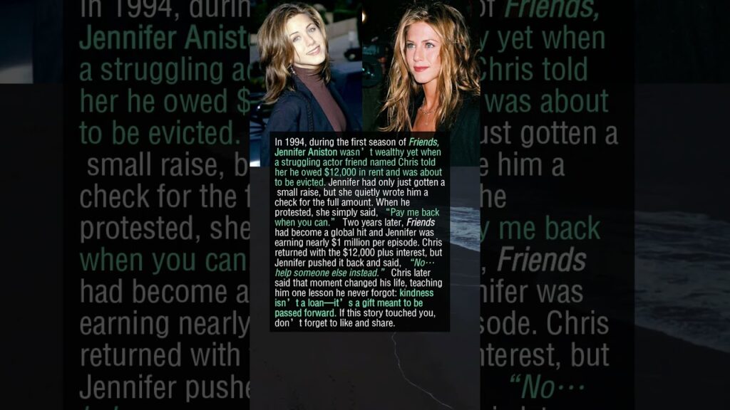 The $12,000 Jennifer Aniston Never Took Back