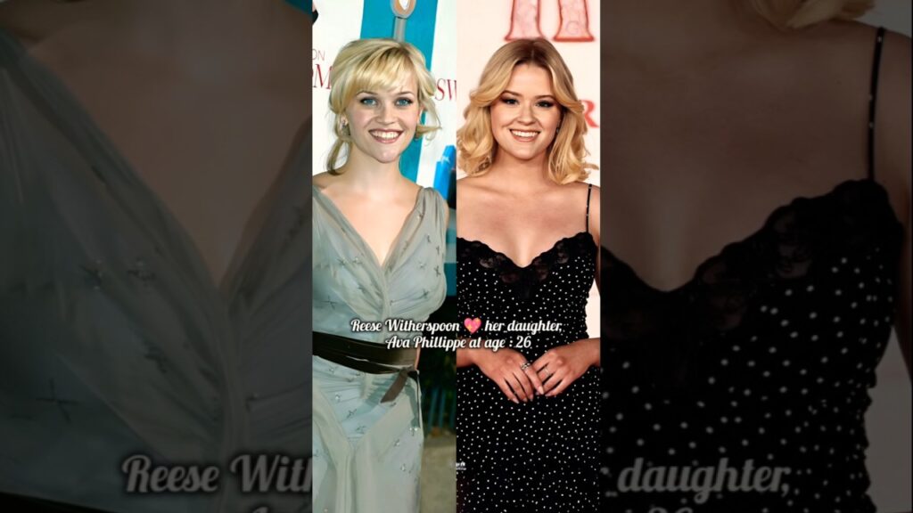 Mother & Daughter at the Same Age: Uma Thurman, Reese Witherspoon #hollywood