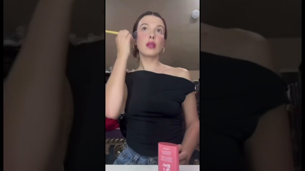 Millie Bobby Brown getting ready 💗💗 #milliebobby #fyp