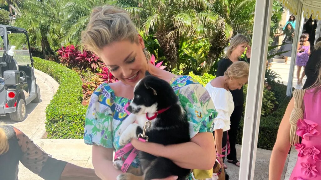 Katherine Heigl, Jeanine Pirro at Mar-a-Lago dog rescue event