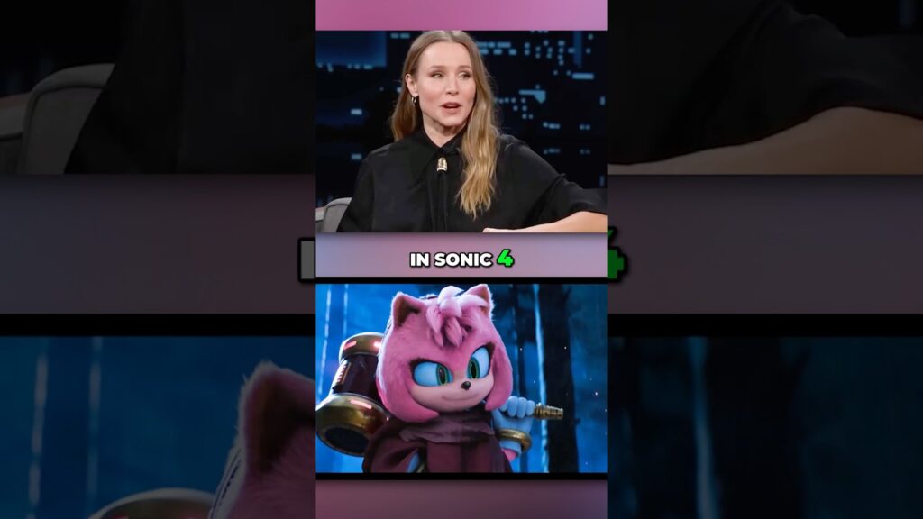 KRISTEN BELL IS AMY ROSE IN SONIC 4! 🤯