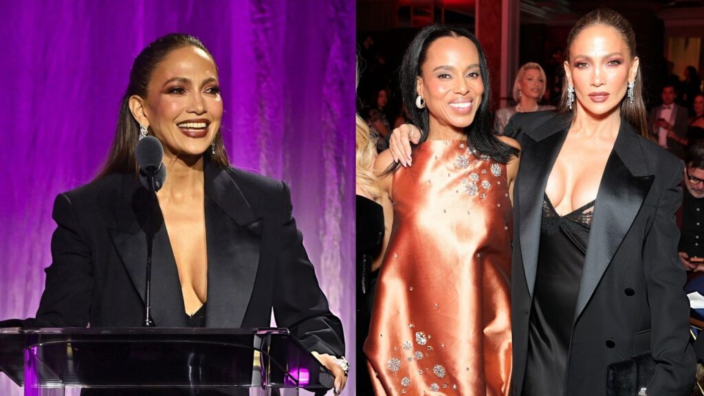 Jennifer Lopez Presents Award To Kerry Washington (Unforgettable Evening Gala 2026)