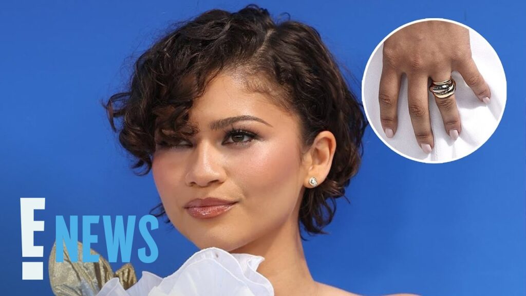 Zendaya Wears Bridal White, Multiple Gold Rings Amid Marriage News | E! News