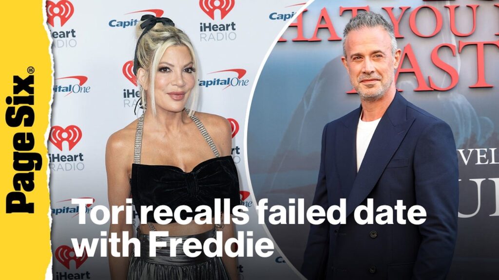 Tori Spelling recalls failed date with Freddie Prinze Jr Tori Spelling recalls failed date with Freddie Prinze Jr