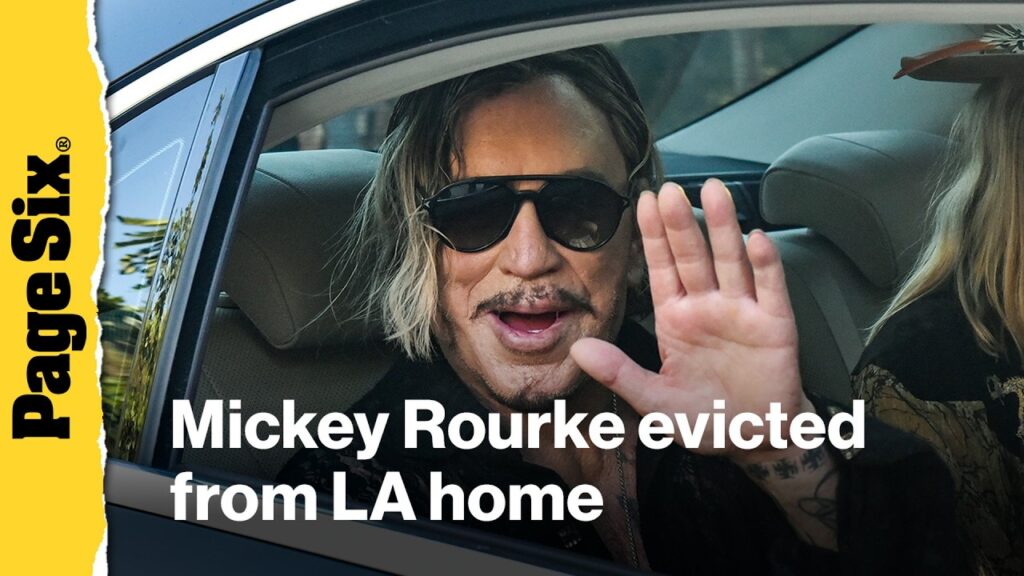 Mickey Rourke evicted from his LA home
